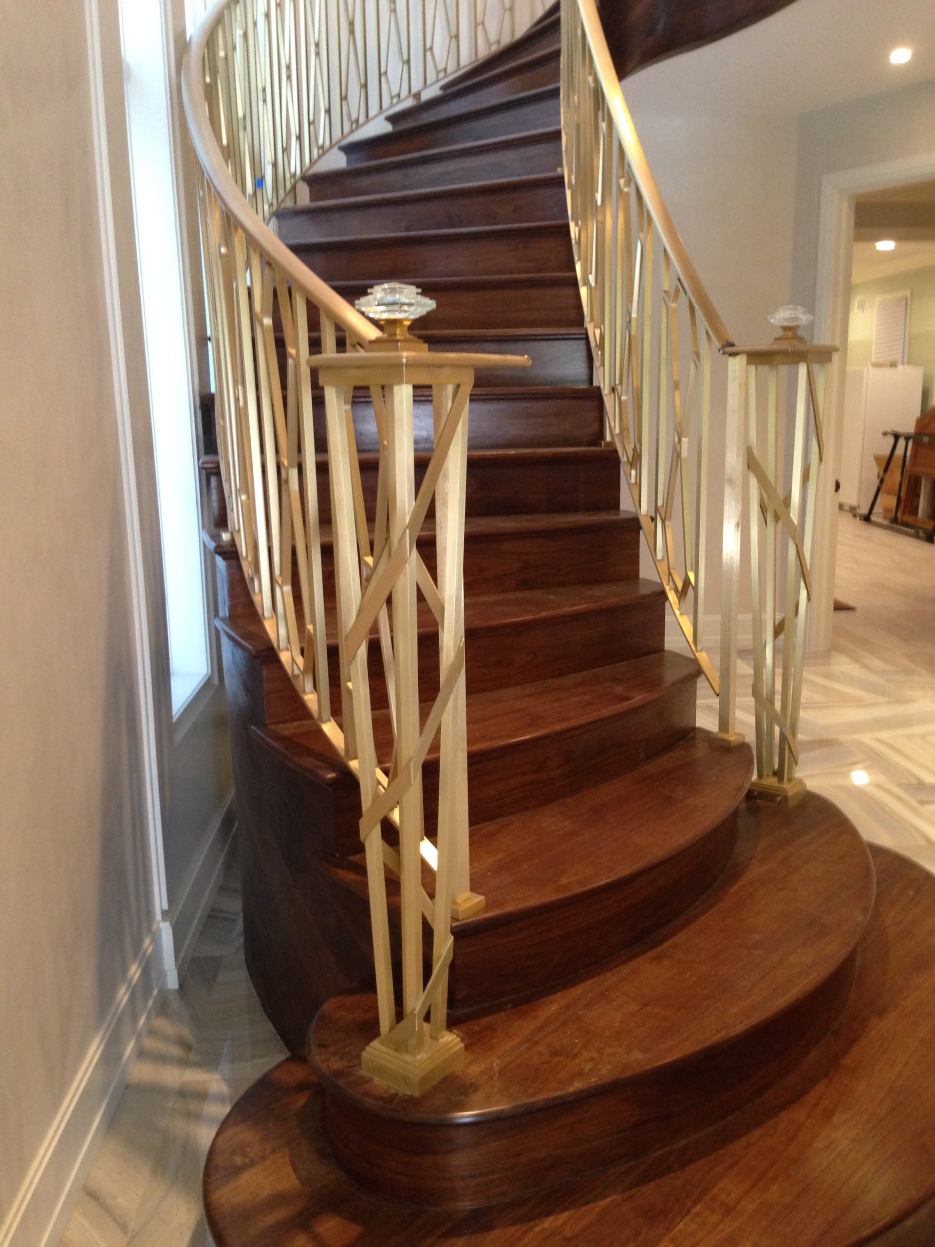 HMH Architectural Metal and Glass - Brass railings for home